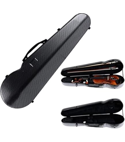 Amazon | バイオリンケース フルサイズバイオリンケース 湿度計付き